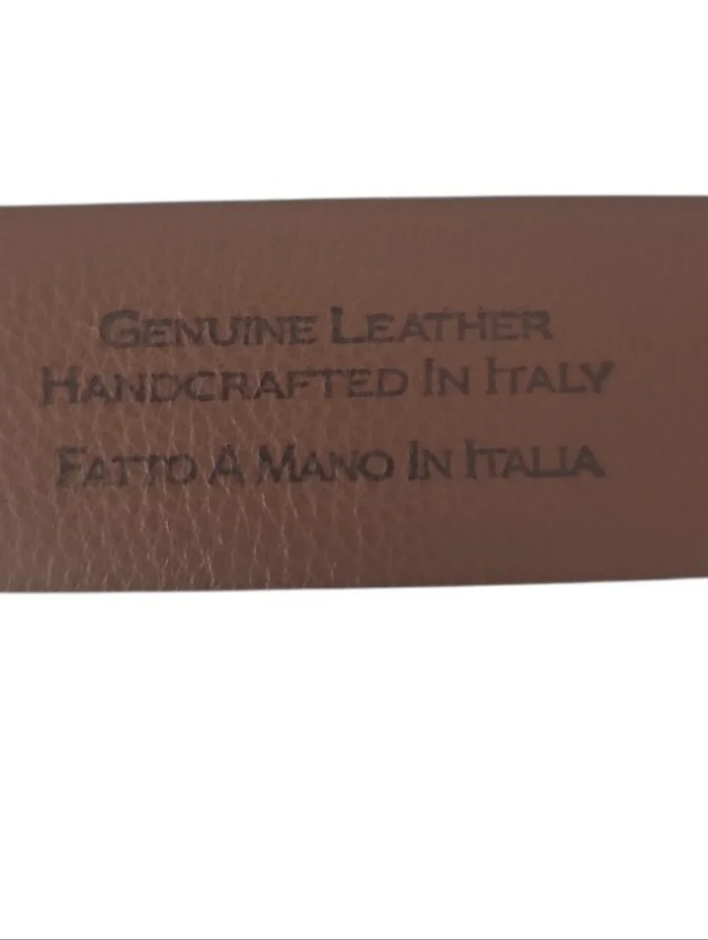 Joseph Abboud Italian Leather Belt Men 44 Brown Dress Casual Handcrafted Italy